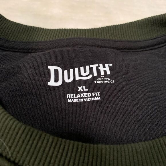 Duluth Trading Co Mens Olive Green Pullover Relaxed Fit Size‎ XL Sweater - Picture 3 of 7